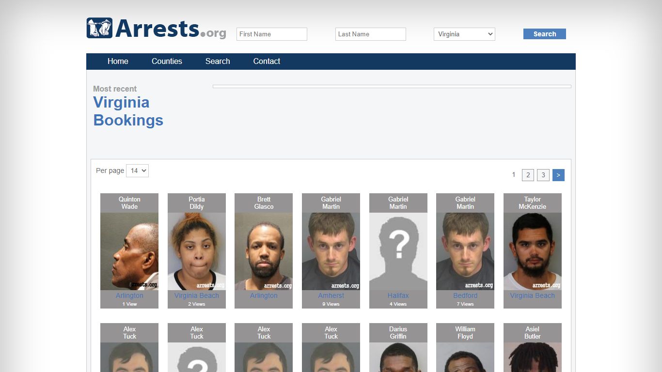 Virginia Arrests and Inmate Search